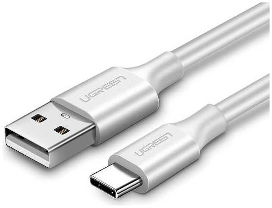 Кабель UGREEN US287, USB-A 2.0/USB-C, 1m White (60121)