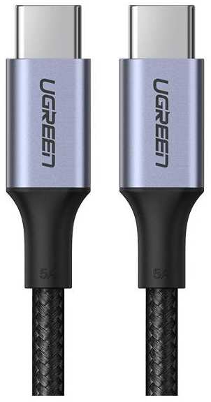 Кабель UGREEN US316, USB-C PD 100 Вт, 1m Black (70427)