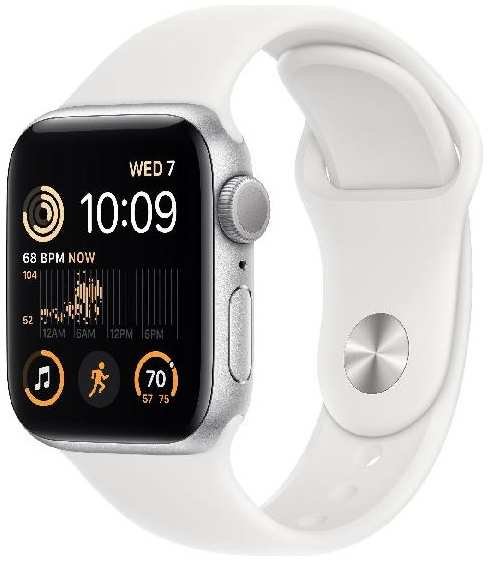 Смарт-часы Apple Watch SE 2022 40mm Silver Aluminium/White (MNJV3) 90154661408
