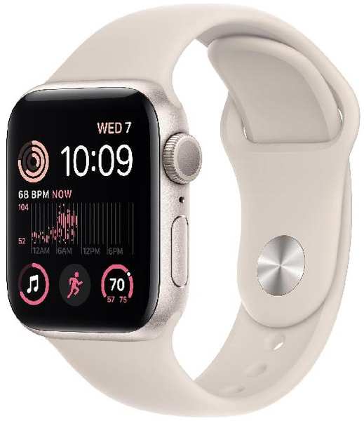 Смарт-часы Apple Watch SE 2022 40mm Starlight Aluminium (MNJP3)