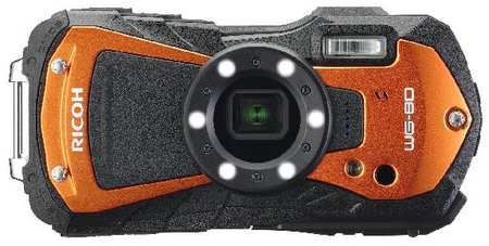 Цифровой фотоаппарат Ricoh WG-80 Orange 90154662688