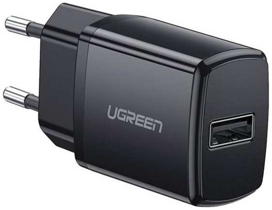 Сетевое зарядное устройство uGreen USB-A, 10W, черное (50459)