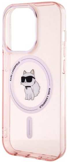 Чехол Karl Lagerfeld PC/TPU MagSafe для iPhone 15 Pro Max NFT Choupette (KLHMP15XHFCCNOP)