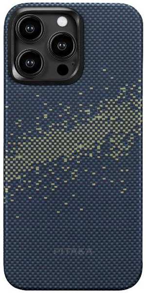 Чехол PITAKA MagEZ Case 4 для iPhone 15 Pro, кевлар, Magsafe Milky Way Galaxy (KI1501PMYG) 90154671758