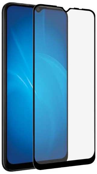 Защитное стекло с рамкой DF для Samsung Galaxy A05/A05s Black (sColor-140)