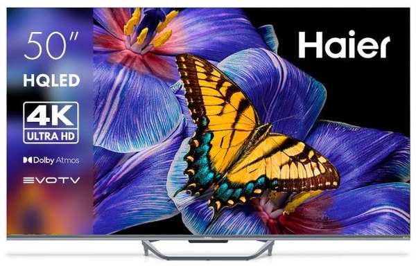 Ultra HD (4K) HQLED телевизор 50″ Haier 50 Smart TV S4 (DH1VL6D02RU)