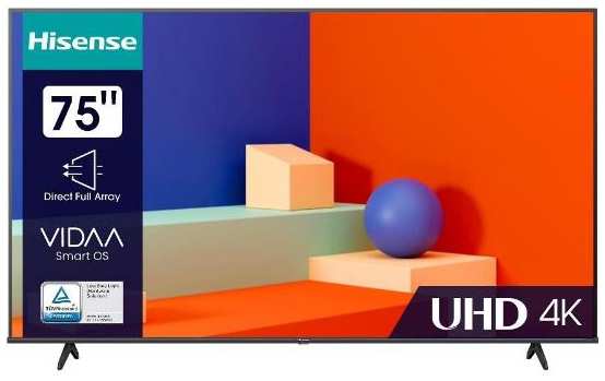 Ultra HD (4K) LED телевизор 75″ Hisense 75A6K