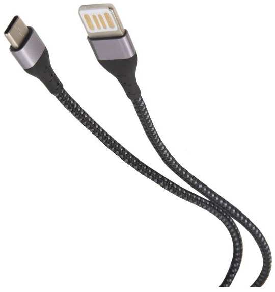 Кабель BOROFONE BU11 Tasteful USB Type-C, 3А, 1,2 м, черный (12325) 90154684066