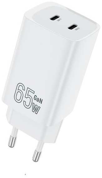 Сетевое зарядное устройство TFN TFWC12 2xUSB Type-С 65W White (TFN-WC-65-2108-WH) 90154684487