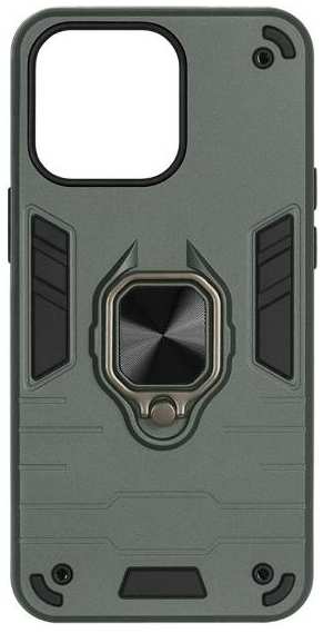 Чехол DF для iPhone 15 Pro Max Dark Green (iArmor-10) 90154685100