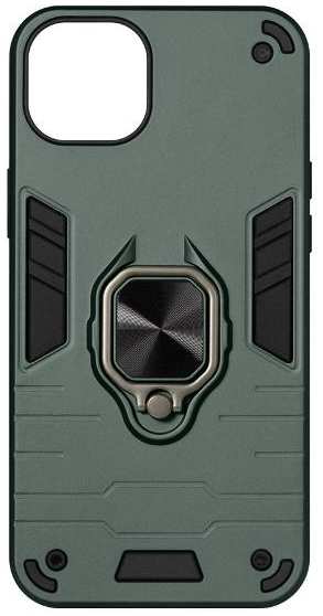 Чехол DF для iPhone 15 Plus Dark Green (iArmor-08) 90154685170