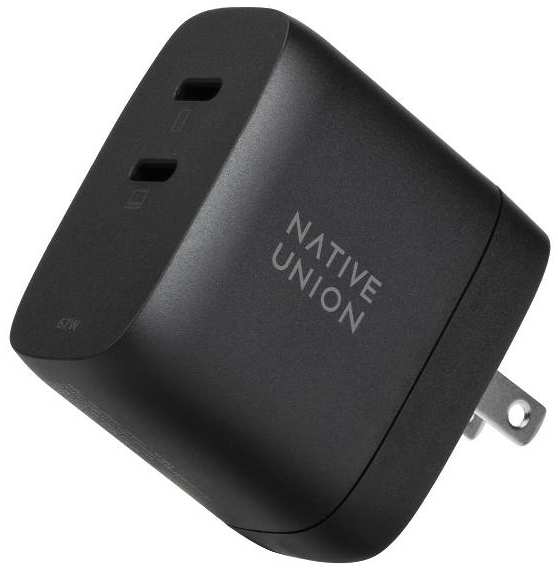 Сетевое зарядное устройство NATIVE-UNION Fast GaN Charger PD 67W USB-C Black (FAST-PD67-BLK-INT) 90154690834