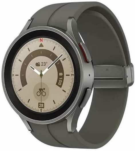 Смарт-часы Samsung Galaxy Watch5 Pro 45mm Grey Titanium (SM-R920) 90154690857