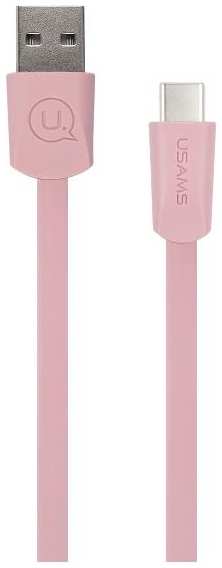 Кабель Usams U2 USB Type-C, плоский, 1,2 м, розовый (УТ000020906) 90154692651