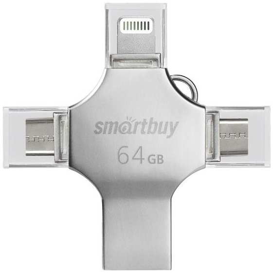 USB-флешка Smartbuy Quad MC15 64GB USB 3.0 Metal (SB064GBMC15)