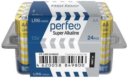 Батарейки PERFEO АА (LR6), 24 шт (LR6/24BOX)
