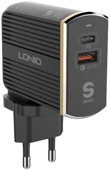 Сетевое зарядное устройство LDNIO A2502C 36W, чёрное (LD_B4552) 90154697318