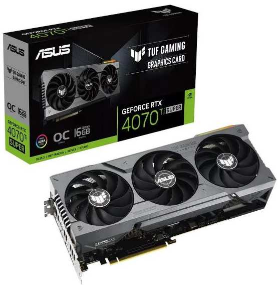 Видеокарта ASUS TUF-RTX4070TIS-O16G-GAMING HDMI 2,3-DP D6X (90YV0KF0-M0NA00) 90154707343