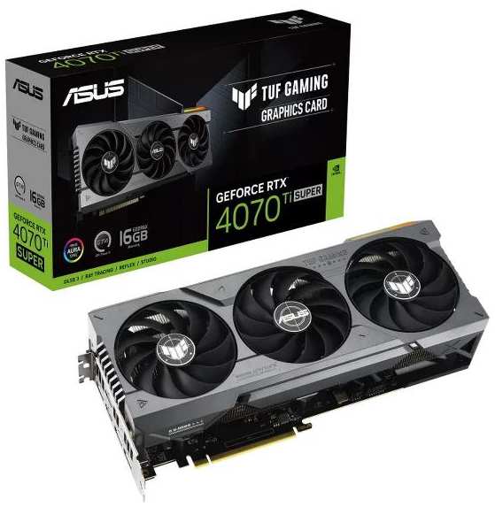 Видеокарта ASUS TUF-RTX4070TIS-16G-GAMING HDMI 2,3-DP D6X (90YV0KF1-M0NA00) 90154707950