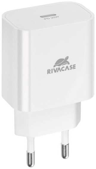 Сетевое зарядное устройство RivaCase PS4101 W00 20 Вт USB-C, с кабелем, белое 90154709770