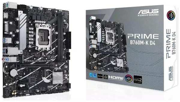 Материнская плата ASUS Prime B760M-A D4-CSM (90MB1D00-M1EAYC)