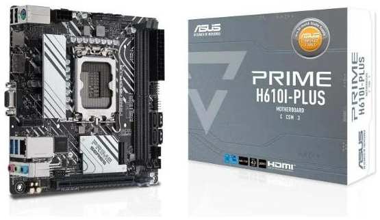 Материнская плата ASUS Prime H610I-Plus-CSM (90MB1GB0-M0EAYC) 90154713246