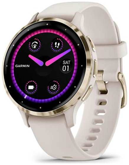 Смарт-часы Garmin 3S Soft SS Bezel with Case and Silicone Band (010-02785-04)