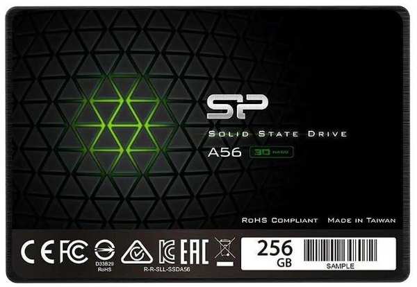 SSD накопитель Silicon Power Ace A56, 256GB, 2.5″, SATA III (SP256GBSS3A56B25) 90154721348