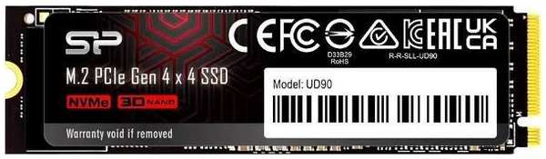 SSD накопитель SILICON-POWER M-Series UD90, 2TB, M.2 2280, PCIe 4.0 x 4, NVMe, M.2 (SP02KGBP44UD9005)
