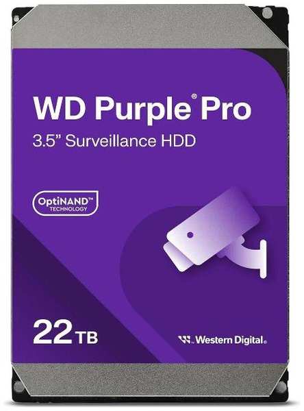 Жесткий диск WD Purple Pro SATA III 3.5″ 22ТB (WD221PURP) 90154722218