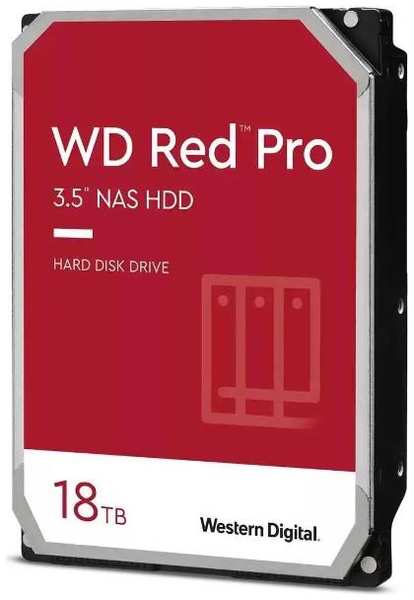 Жесткий диск WD Red Pro SATA III 3.5″ 18ТB (WD181KFGX) 90154722245