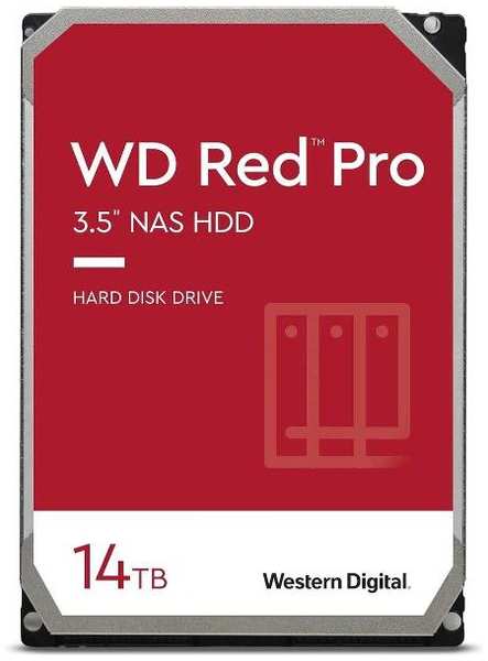 Жесткий диск WD Red Pro SATA III 3.5″ 14ТB (WD142KFGX) 90154722286