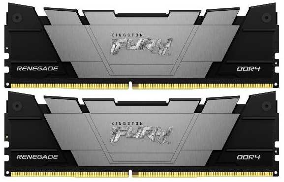 Оперативная память Kingston Fury Renegade Black DDR4 2x32GB 3200MHz DIMM (KF432C16RB2K2/64) 90154723074