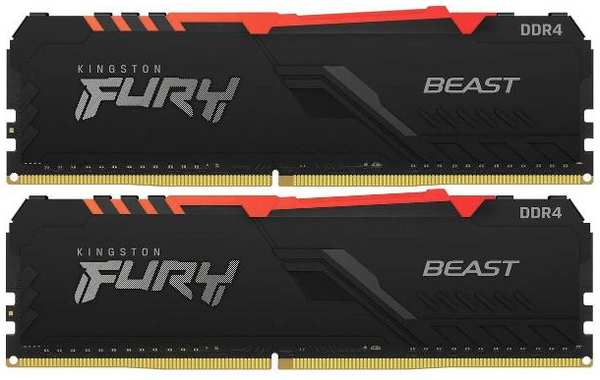 Оперативная память Kingston Fury Beast DDR4 2x8GB 3200MHz DIMM (KF432C16BB2AK2/16) 90154723084