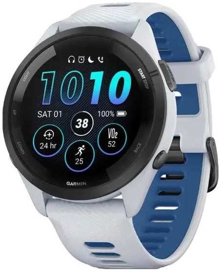 Смарт-часы Garmin Forerunner 265 Music White/Blue 90154724079