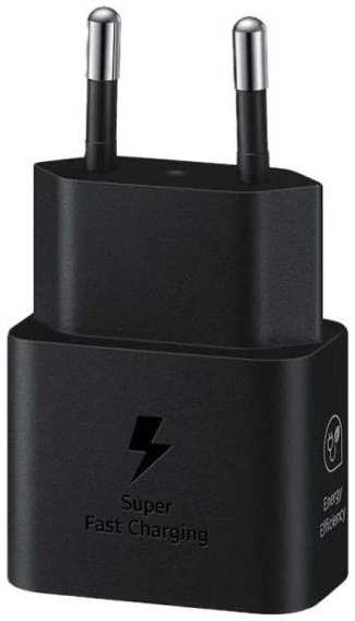 Сетевое зарядное устройство Samsung USB Type-C, 25 Вт, черное (EP-T2510NBEG) 90154728967