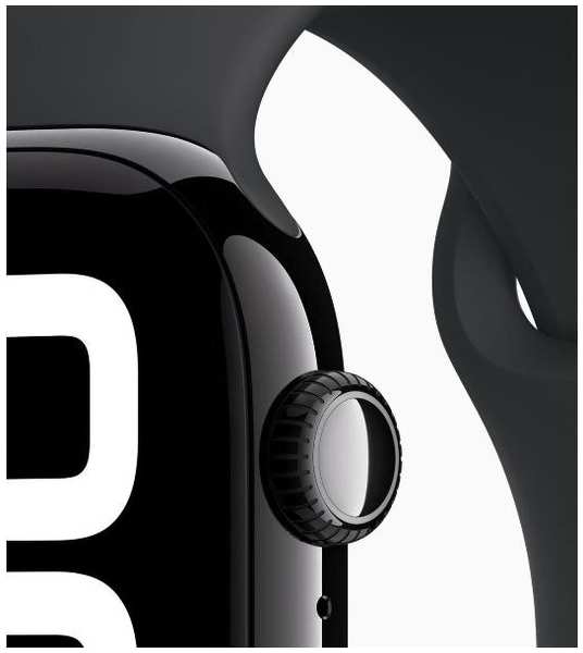 Смарт-часы Apple Watch Series 10 46mm Jet Black Aluminium Case with Black Sport Band, размер Regular 90154737050