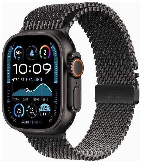 Смарт-часы Apple Watch Ultra 2 49mm Titanium Case with Natural Milanese Loop, размер Regular