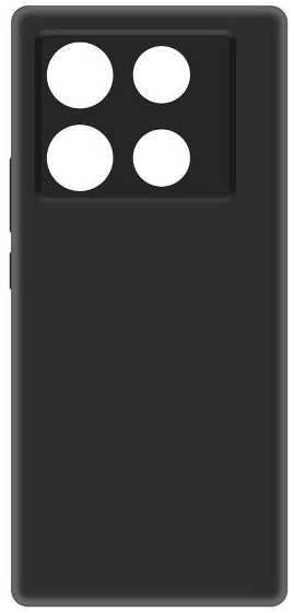 Чехол KRUTOFF Soft Case для Infinix Note 40 Pro, черный (526020) 90154740191