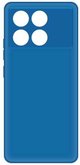 Чехол KRUTOFF Silicone Case для Xiaomi Poco X6 Pro, синий (525778) 90154740344