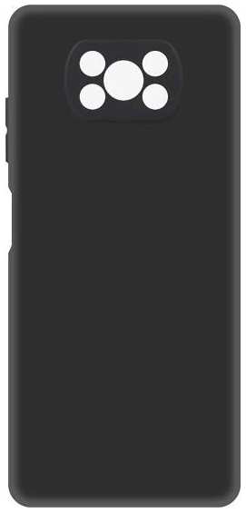 Чехол KRUTOFF Soft Case для Xiaomi Poco X3, черный (228586) 90154740960