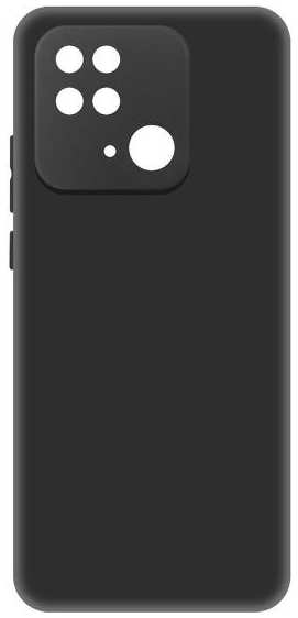 Чехол KRUTOFF Soft Case для Xiaomi Redmi 10C, черный (242556) 90154740977
