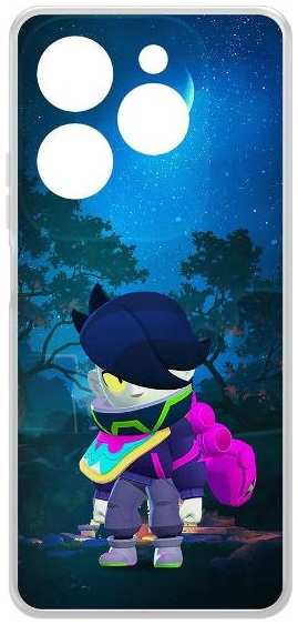 Чехол KRUTOFF Clear Case Brawl Stars для Infinix Hot 40 Pro (504081)