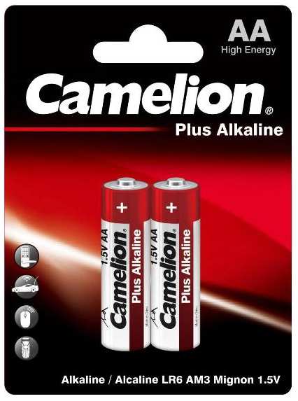 Батарейки Camelion Plus Alkaline АА (LR6), 2 шт (LR6-BP2)