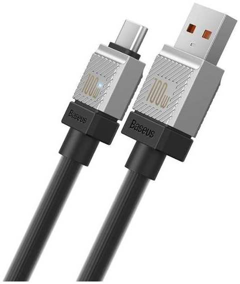 Кабель Baseus USB Type-C, 5А, 100W, 1 м, чёрный (9900698) 90154763304