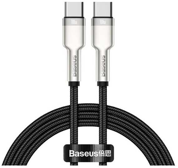 Кабель Baseus USB-C/USB-C, 1 м, черный (9900686) 90154763318