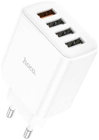 Сетевое зарядное устройство HOCO C102A White (9881700) 90154763353