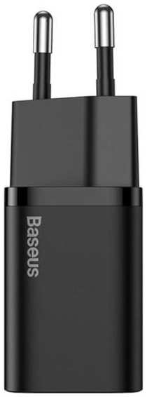 Сетевое зарядное устройство Baseus USB Type-C, 3А, PD 3.0+QC 3.0, чёрное (9495800)