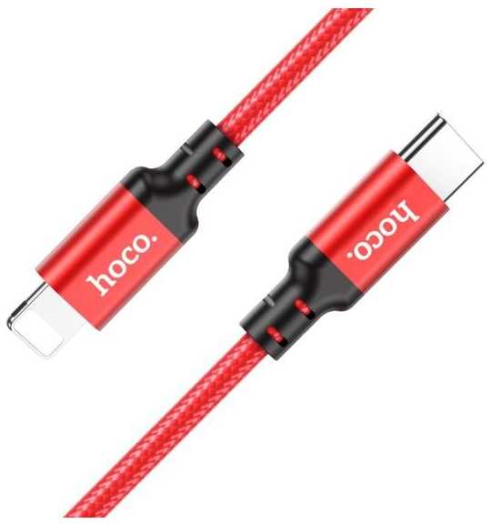 Кабель HOCO X14, USB-C/Lightning, 3 м, красный (9881550) 90154763391