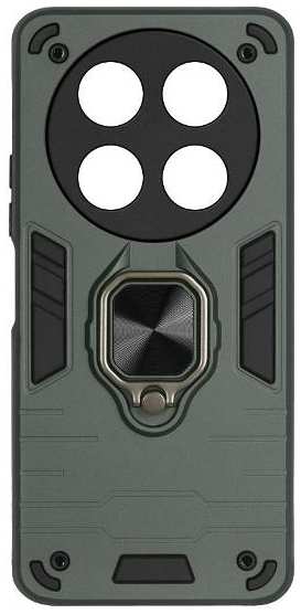 Чехол DF с металлической пластиной и кольцом для Huawei Nova 12i Dark Green (hwArmor-15) 90154764257